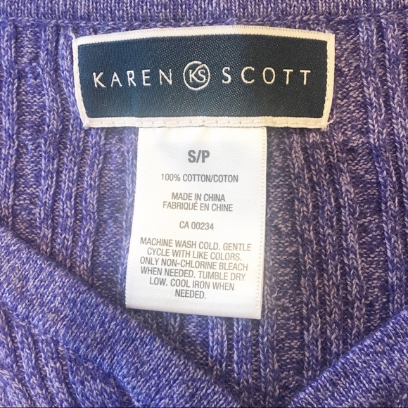 Karen Scott Sweater - Picture 3 of 4